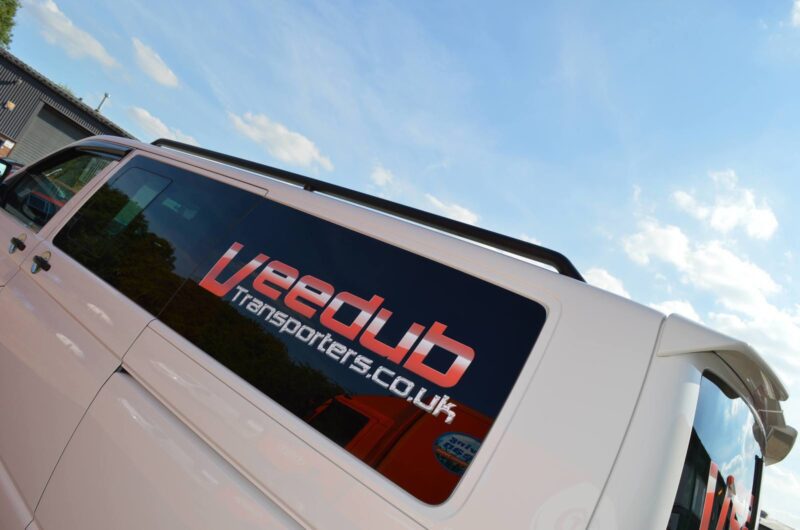 T6 42mm Matt Black Steel Roof Bars - LWB 1