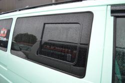 Vw transporter T4 O/S/Front Sliding opening Window In Privacy Tint