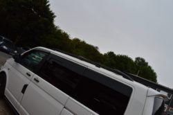 Vw Transporter T5 Black Aluminium Roof And Wing Bar Package