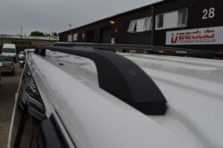 T5 Black Aluminium Roof Rails & Wing Bar Package LWB 1