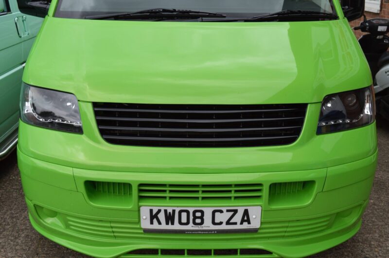 Vw Transporter T5 Black DRL Headlights Normal Indicator