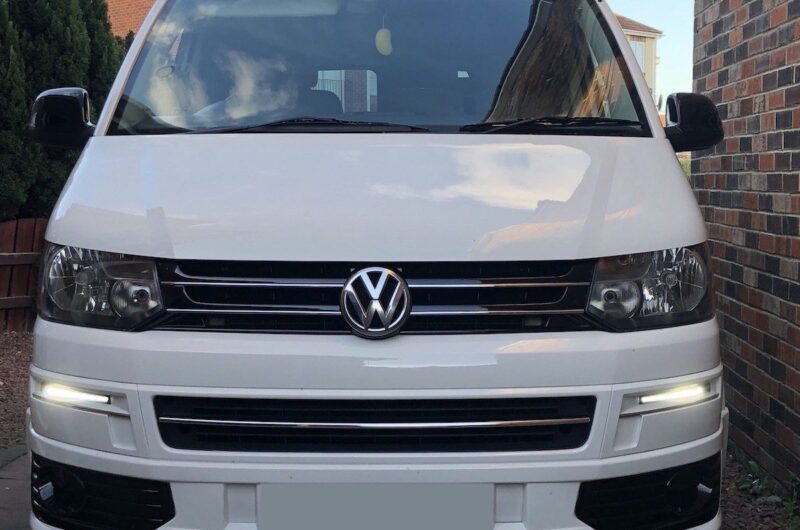 T5.1 Sportline spoiler & LED DRL LIGHTS painted CANDY WHITE