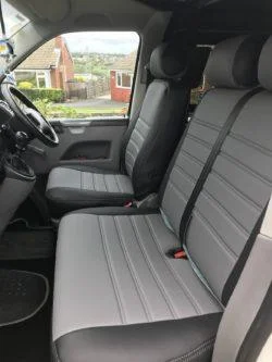 T5 Grey ribbed seat covers