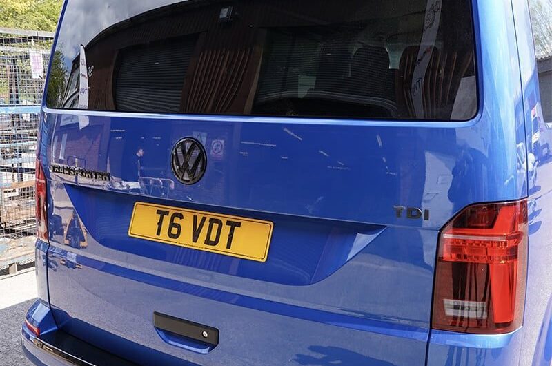 TDI Badge Matt Black Wide