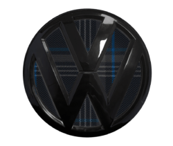 VW rear badge gti tartan blue