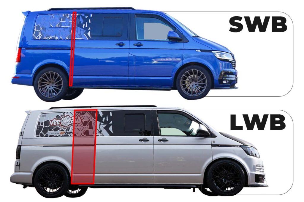 VW Transporter SWB vs LWB? Here are the differences. - Vee Dub Transporters