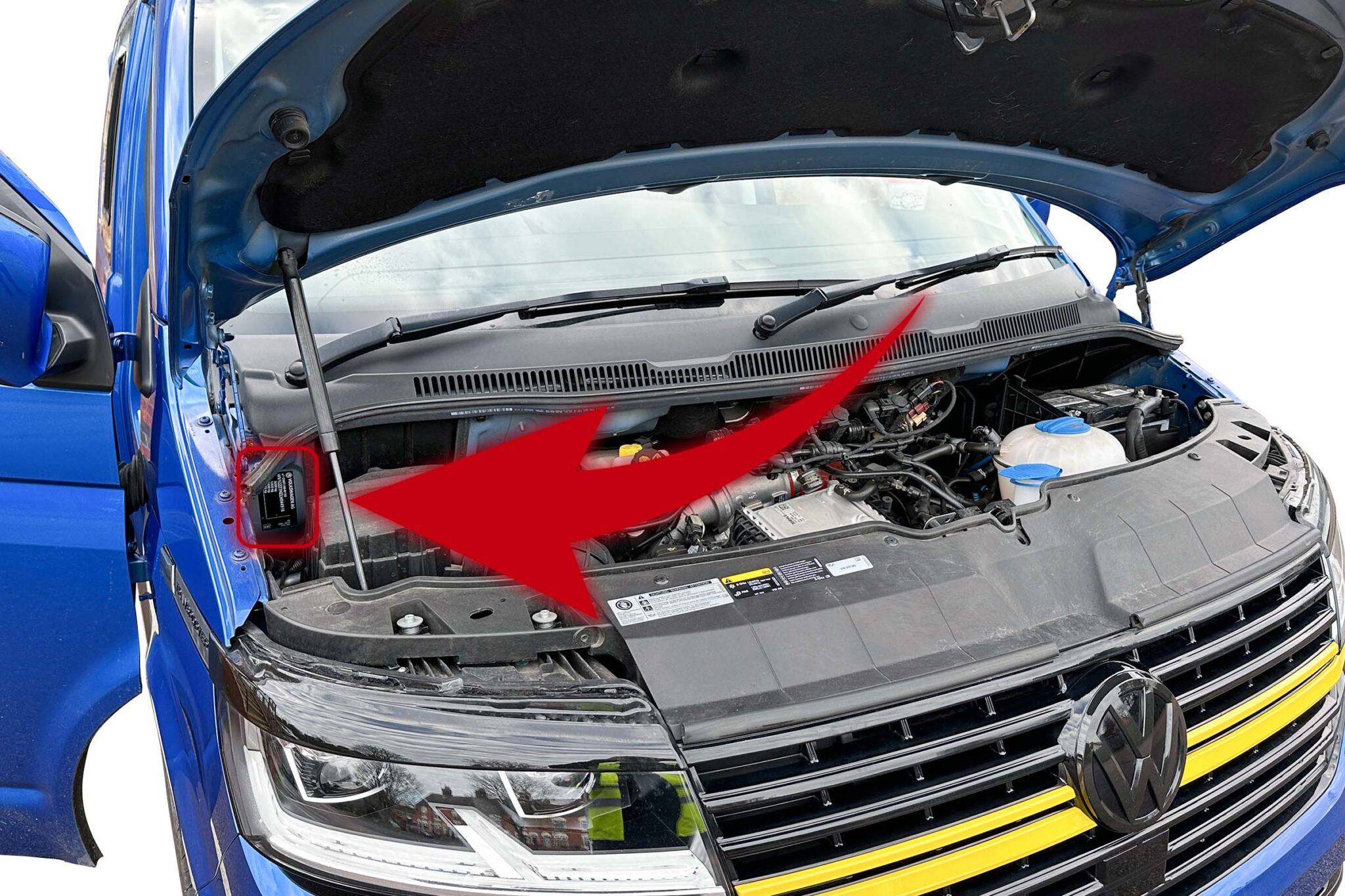 What is the towing capacity of a VW Transporter T4, T5, T6?