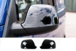 Wing Mirror Cover Cap Compatible With VW T5 T5.1 T6 2010+ Side Wing Mirror  Cover Cap (Matte Black) : : Automotive